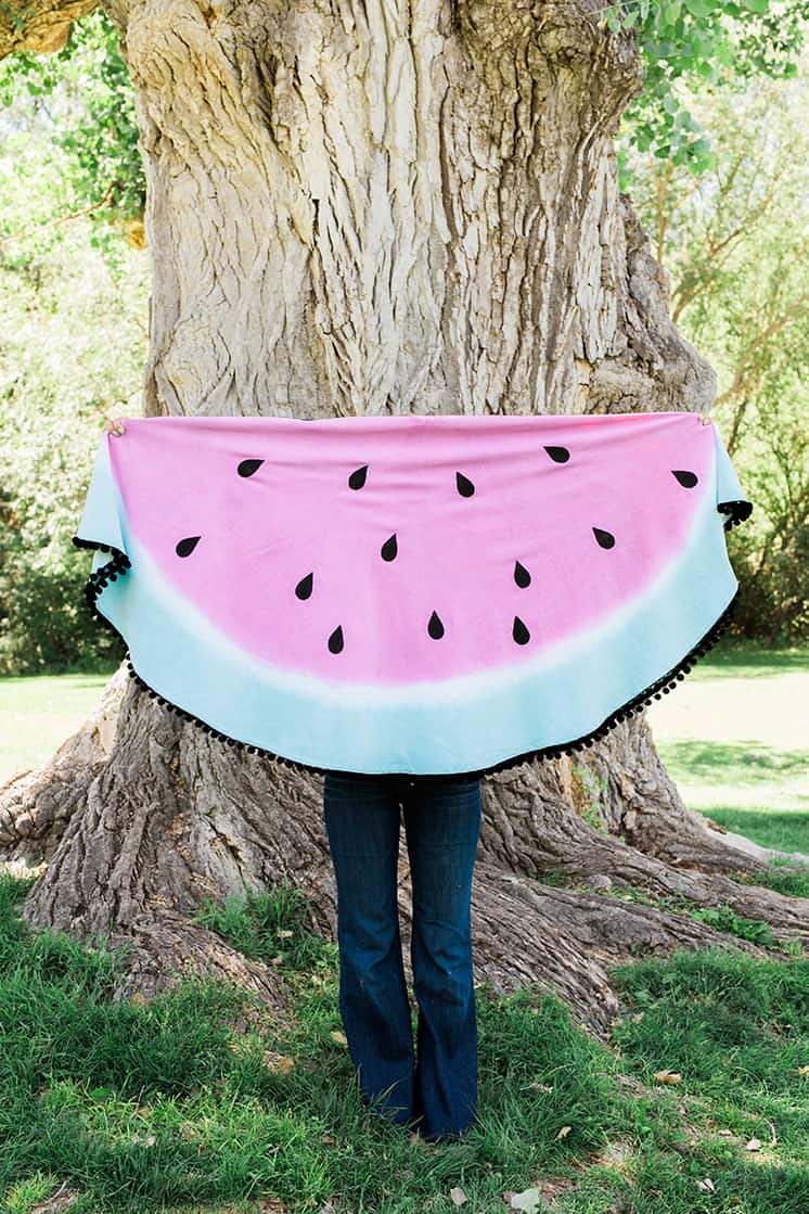 Watermelon picnic blanket