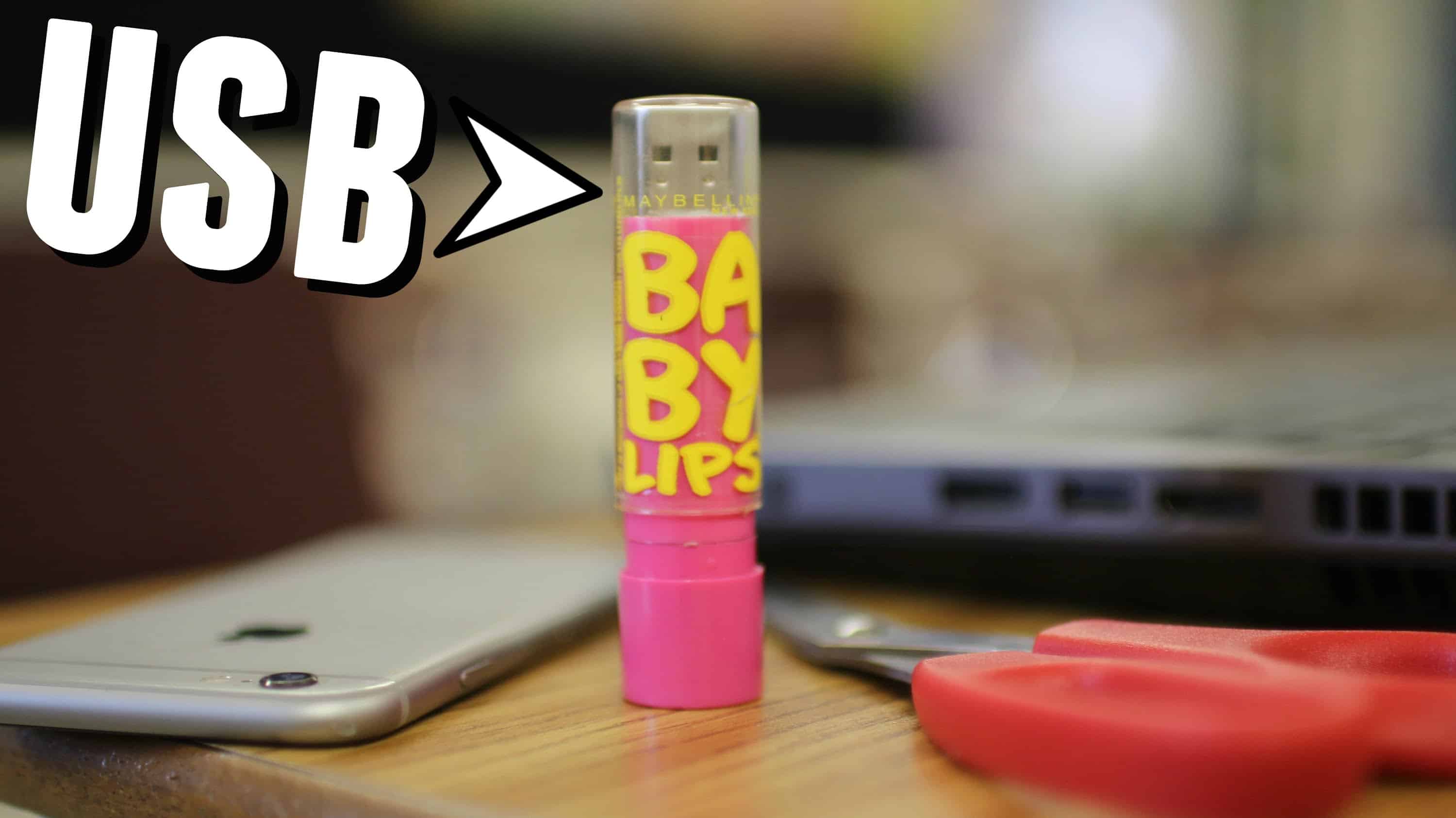 Baby lips usb flash drive