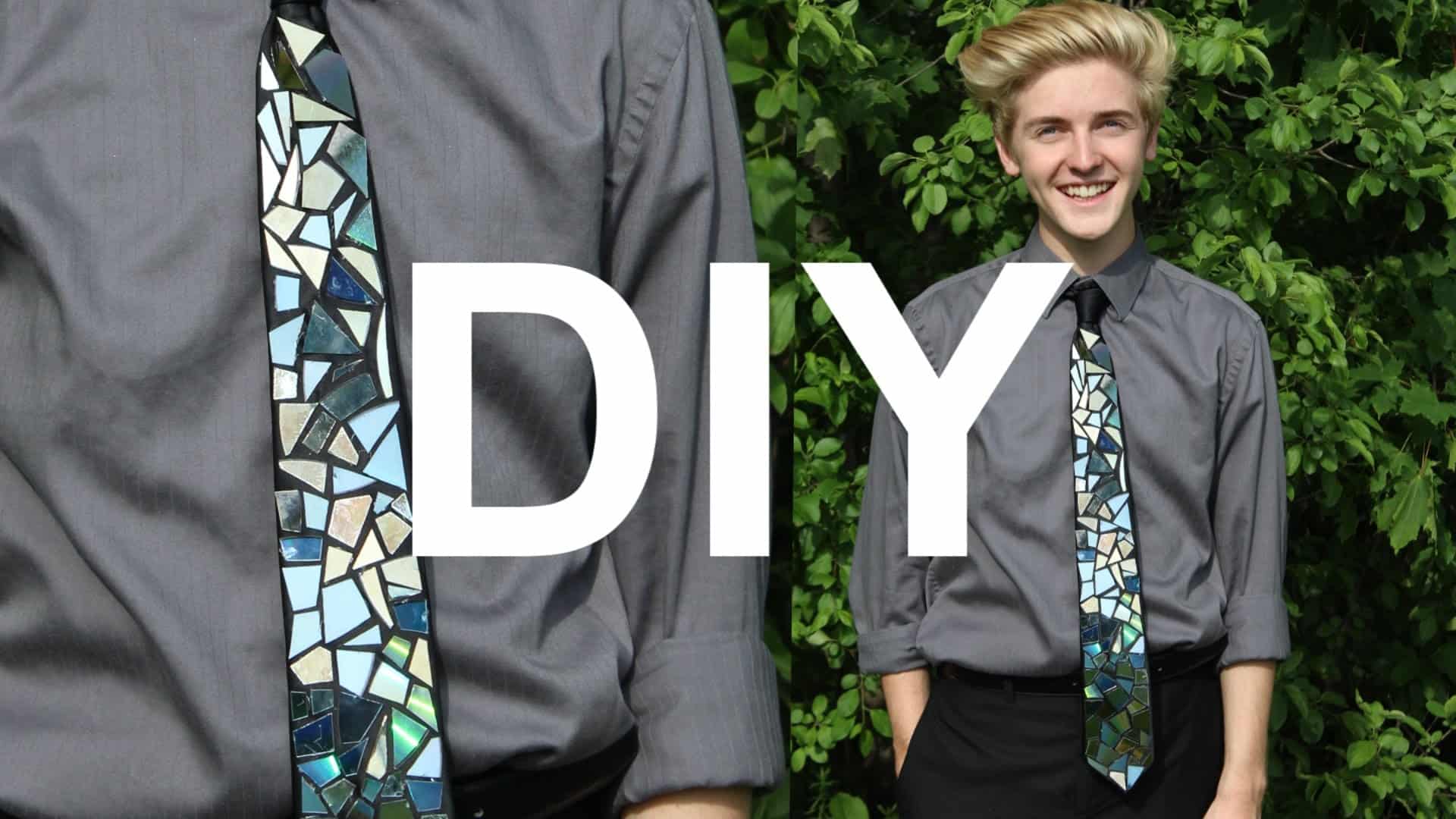 DIY holographic necktie