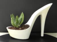High heel mini cactus planter 1 200x150 15 Creative Ways to Upcycle Old Pumps