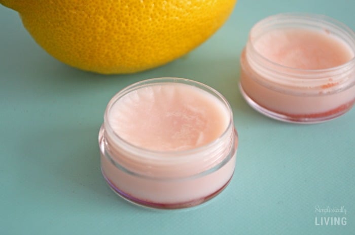 Raspberry lemon lip balm
