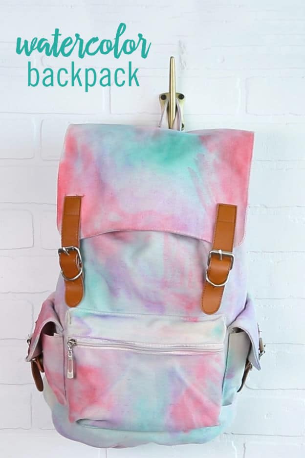 Watercolor backpack