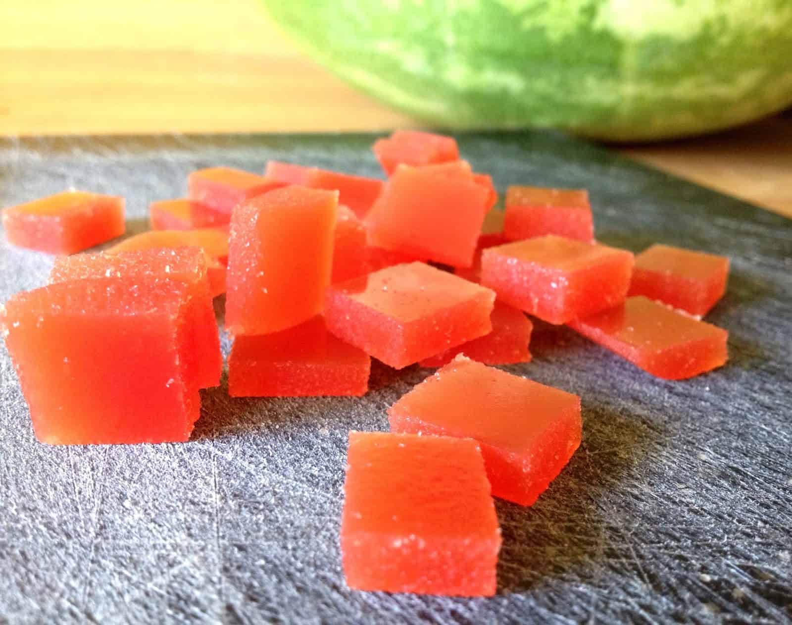 Watermelon fruit snacks