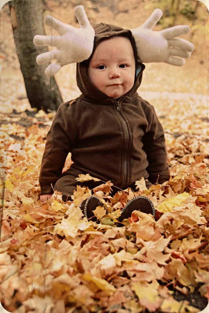 Baby moose costume