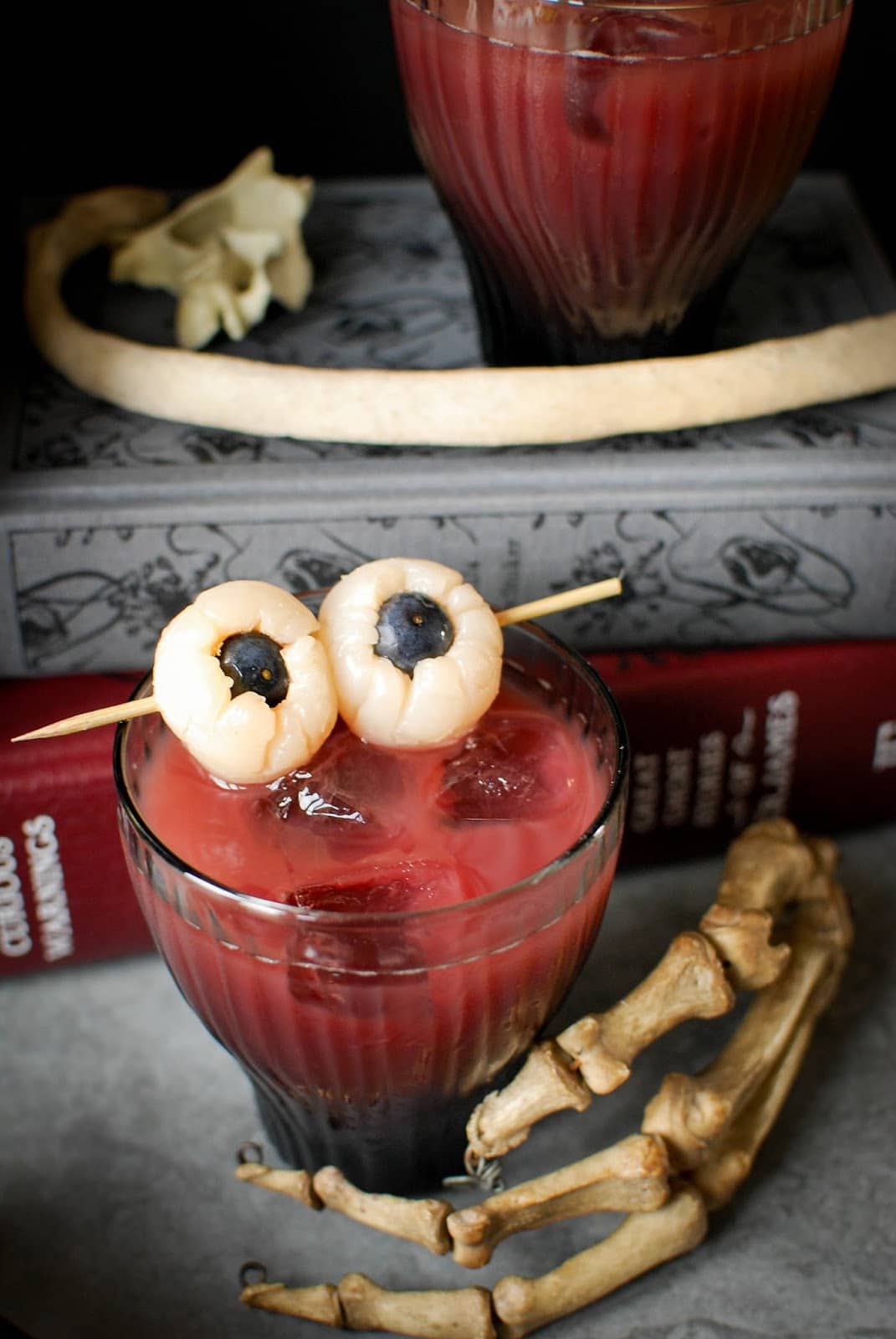 Bloody eyeball lychee cocktail