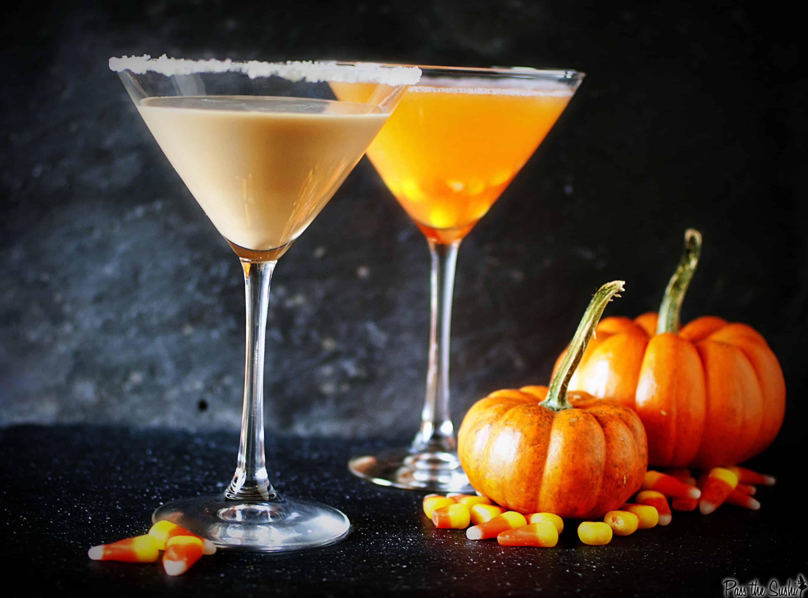 Candy corn cocktail
