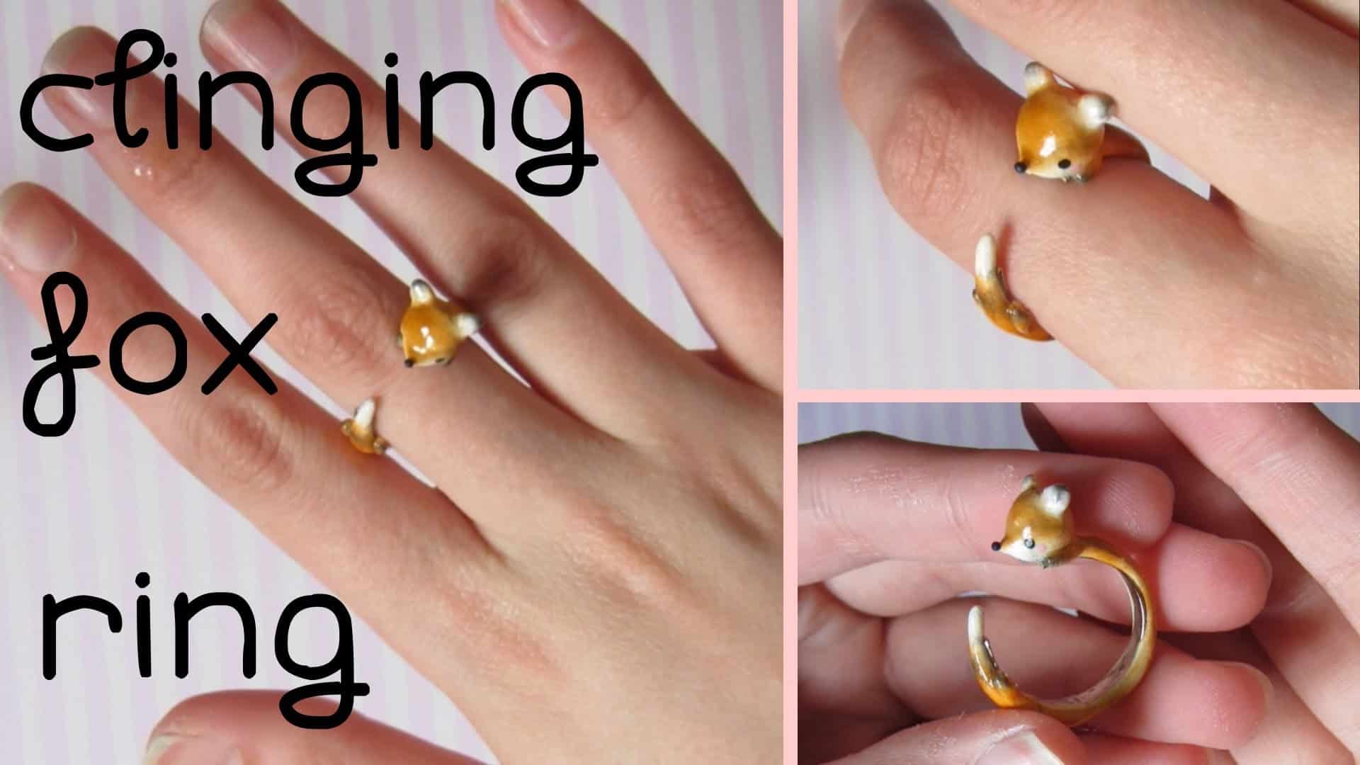 Clinging fox ring