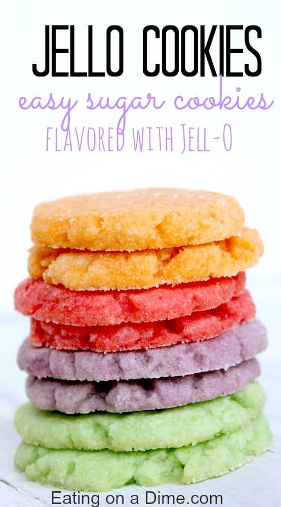 Easy Jello sugar cookies
