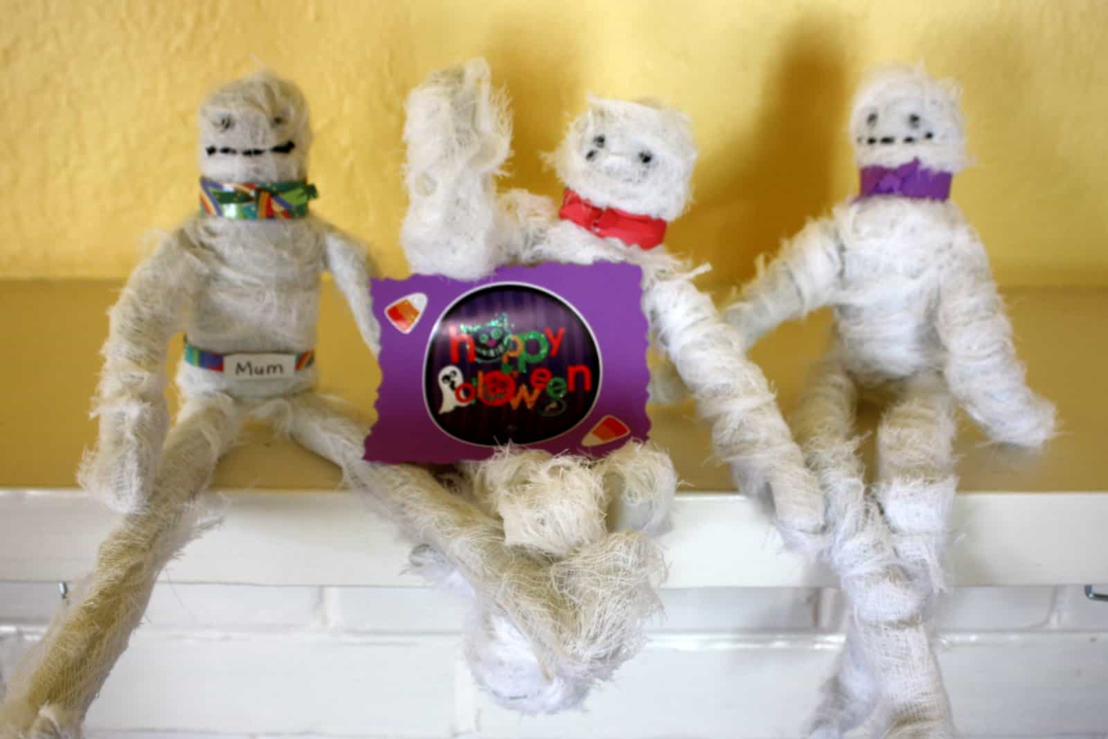 Halloween mummy dolls