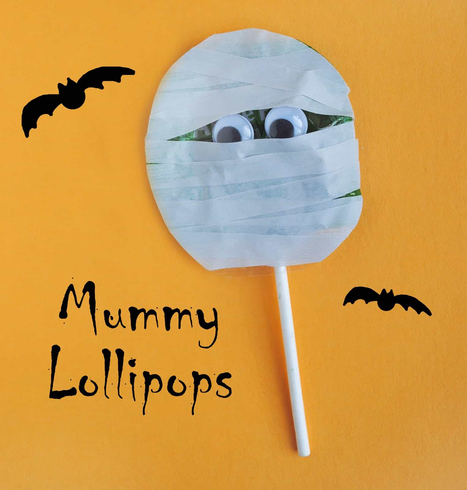 Mummy lollipops