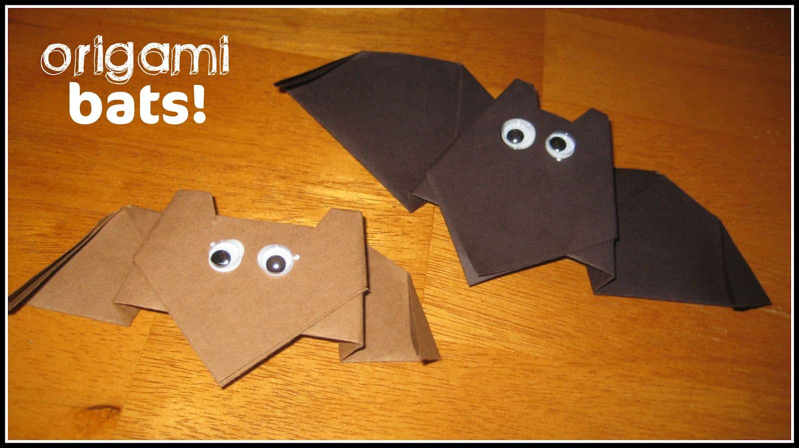 Origami bats