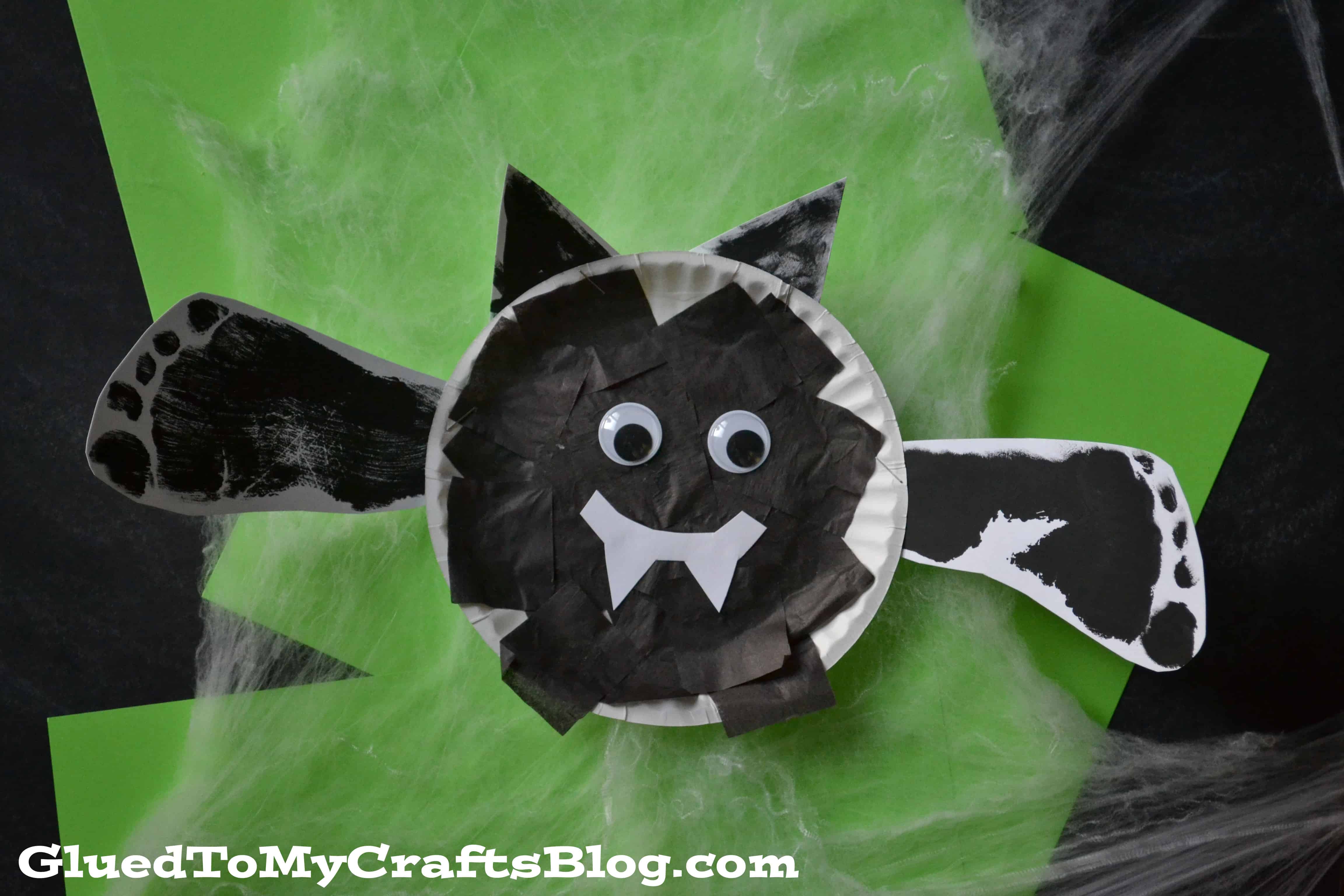 Paper plate and footprint crafts