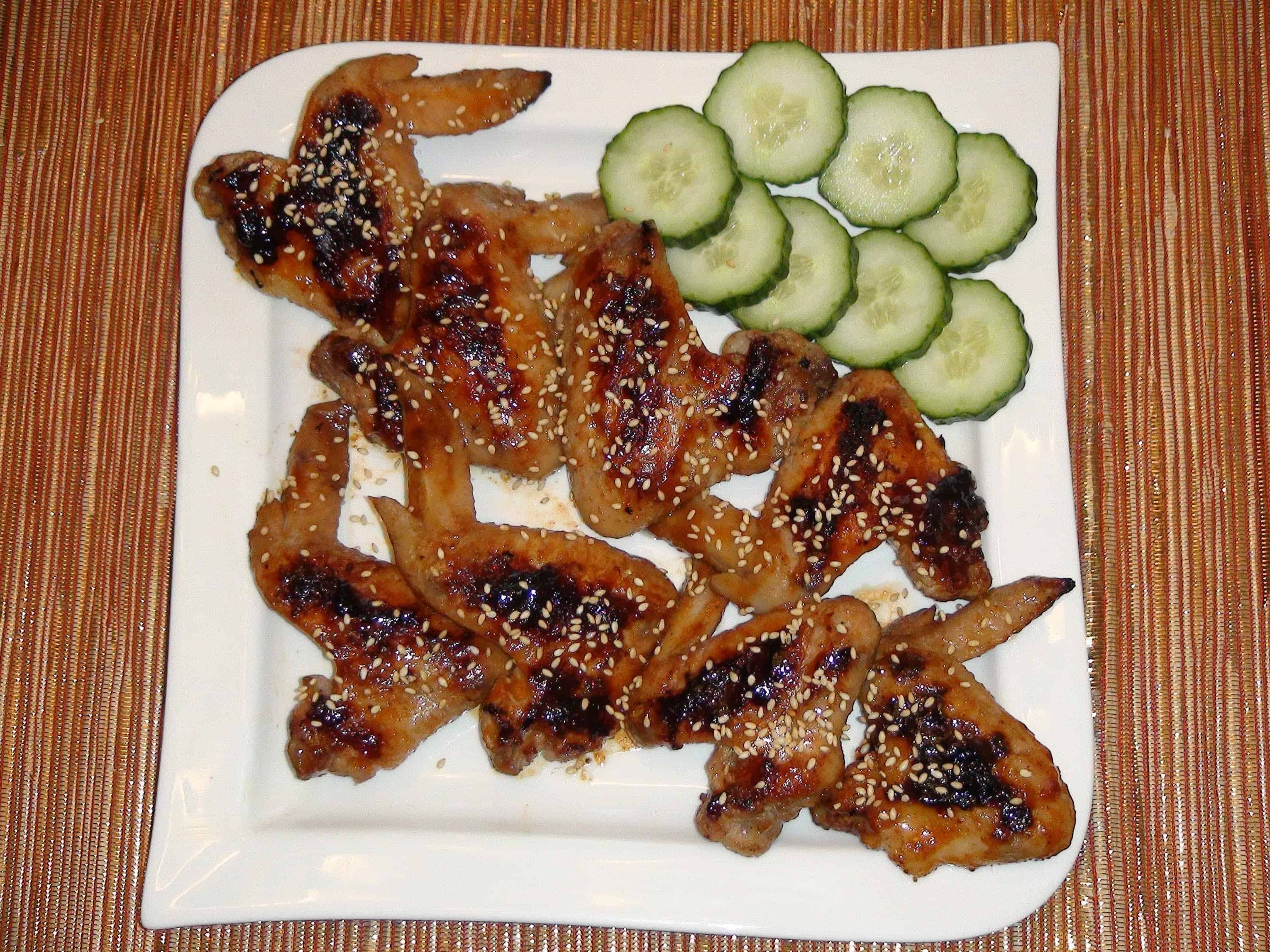 Pinoy sesame seed chicken wings