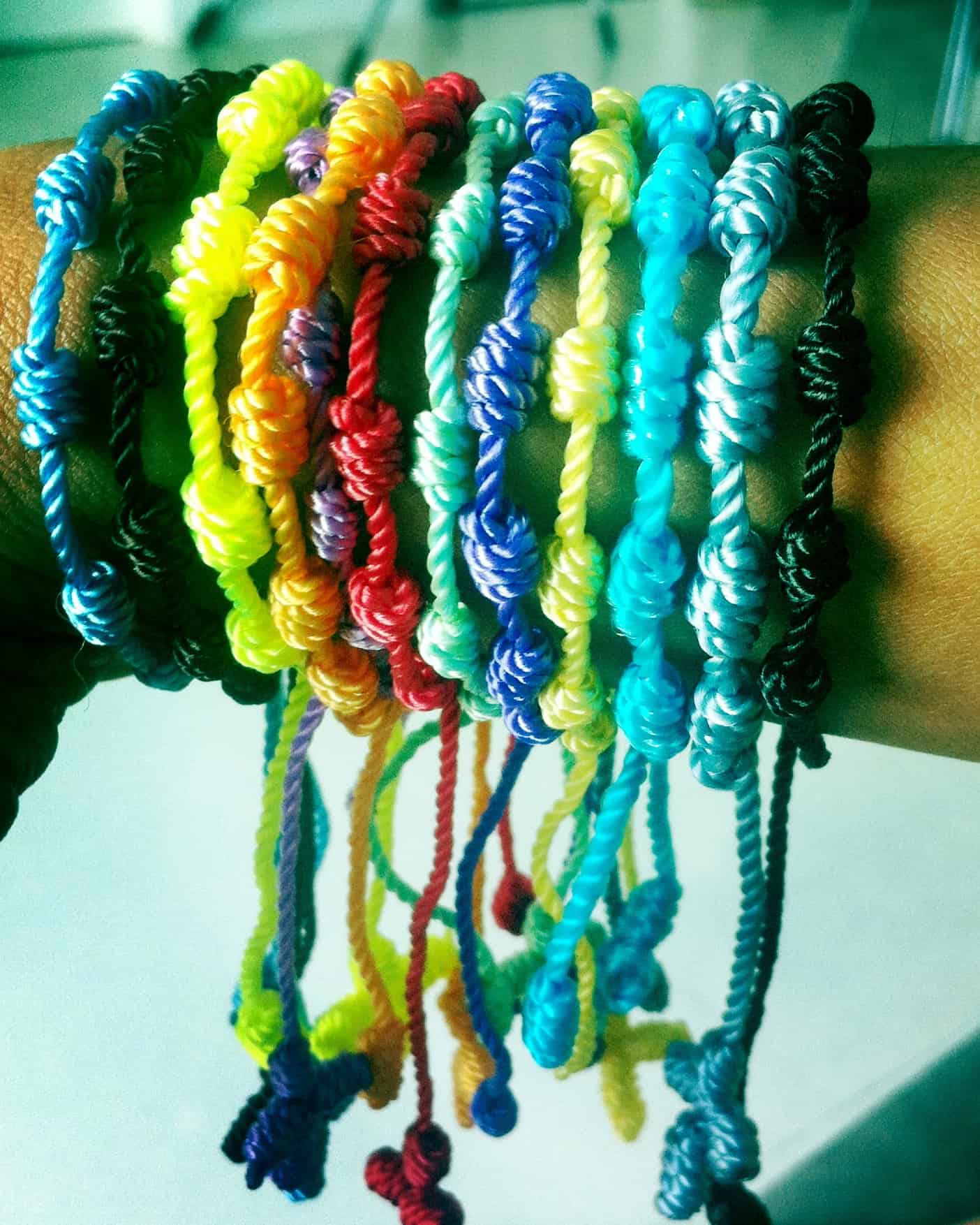 Rosary friendship bracelets