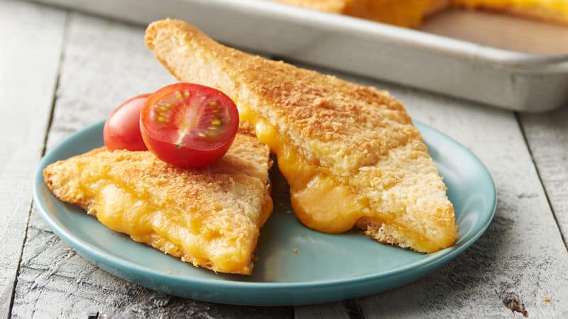 Sheet pan grilled cheese