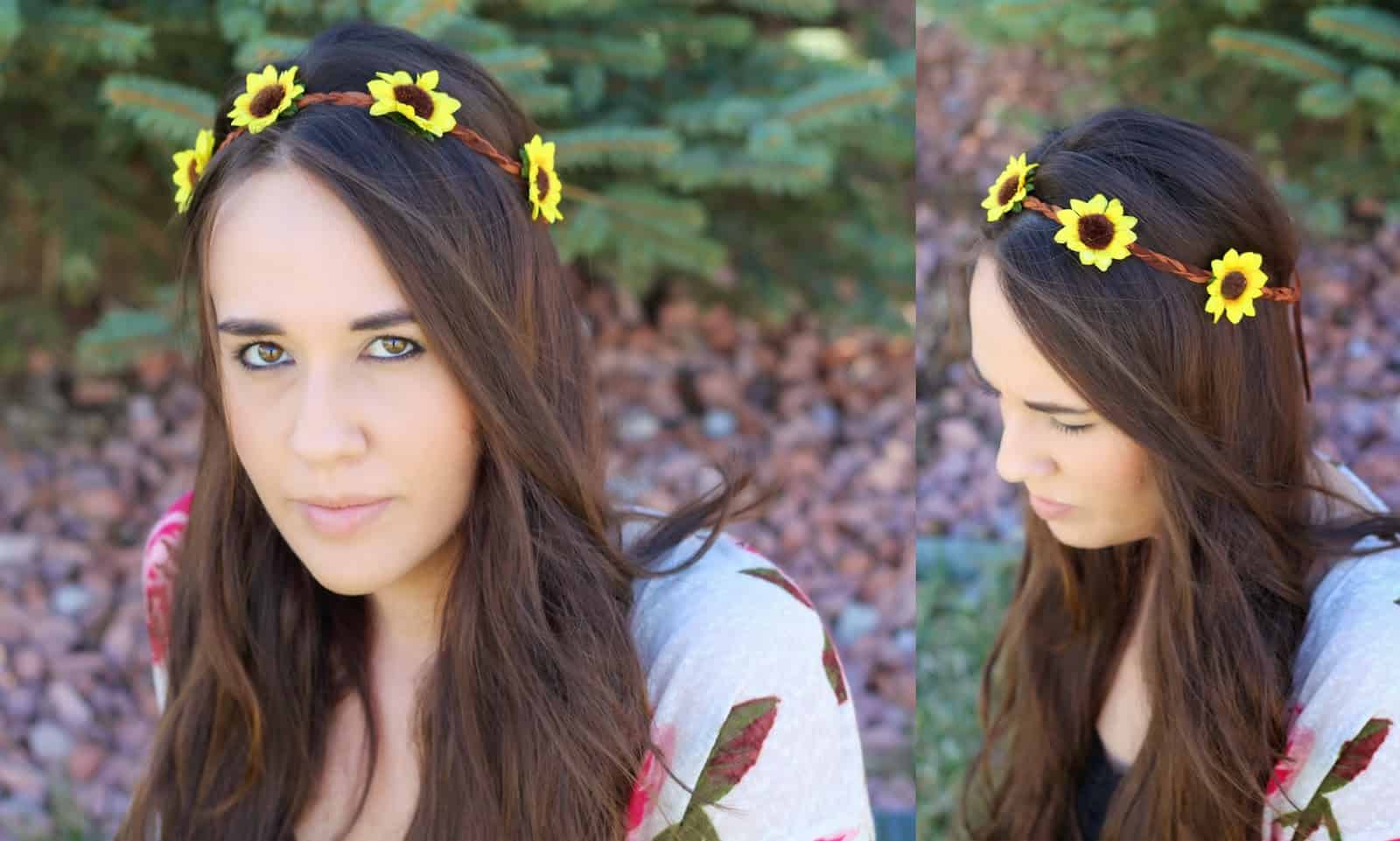 Sunflower headband