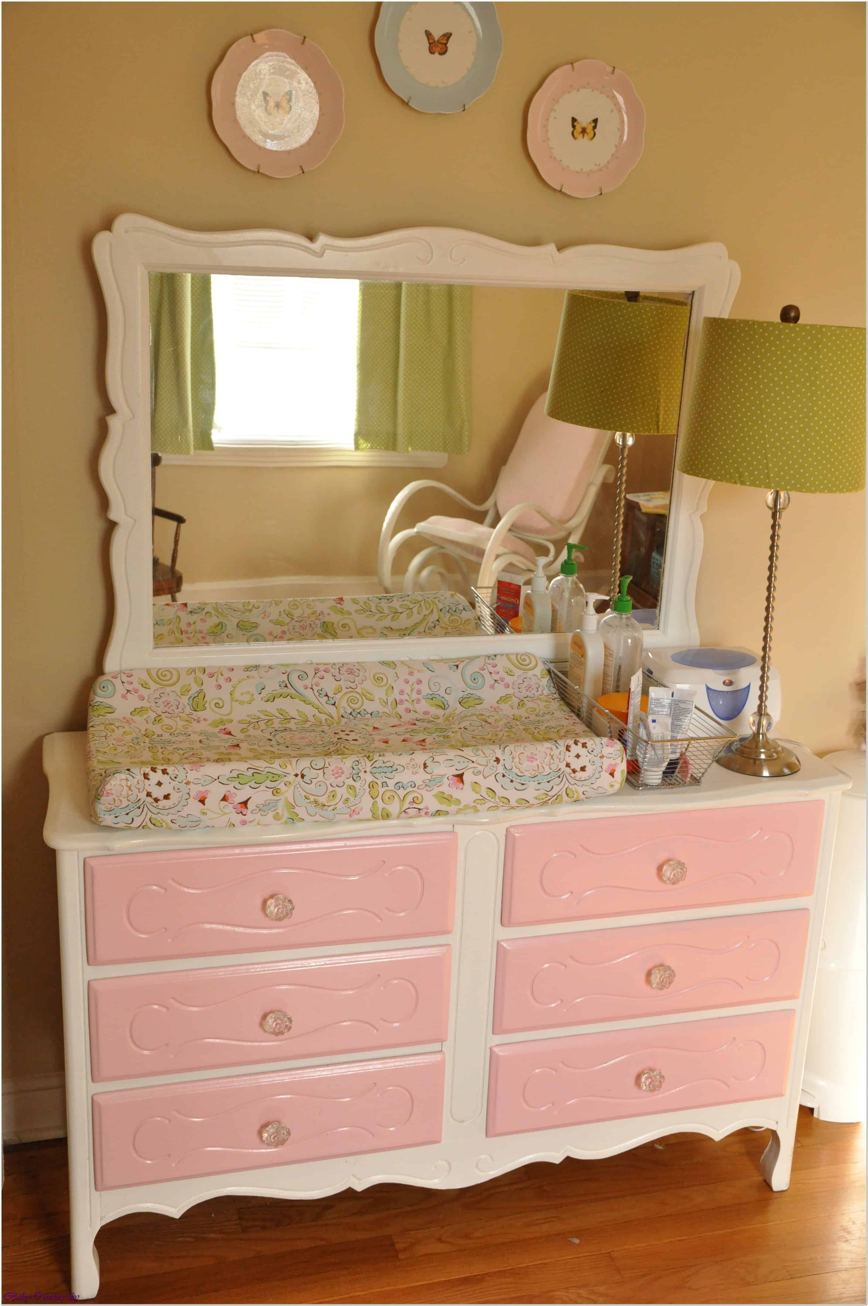 Upcycled sheet baby changing table