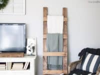  DIY Blanket Ladders: A Modern Concept with a Rustic Appeal 