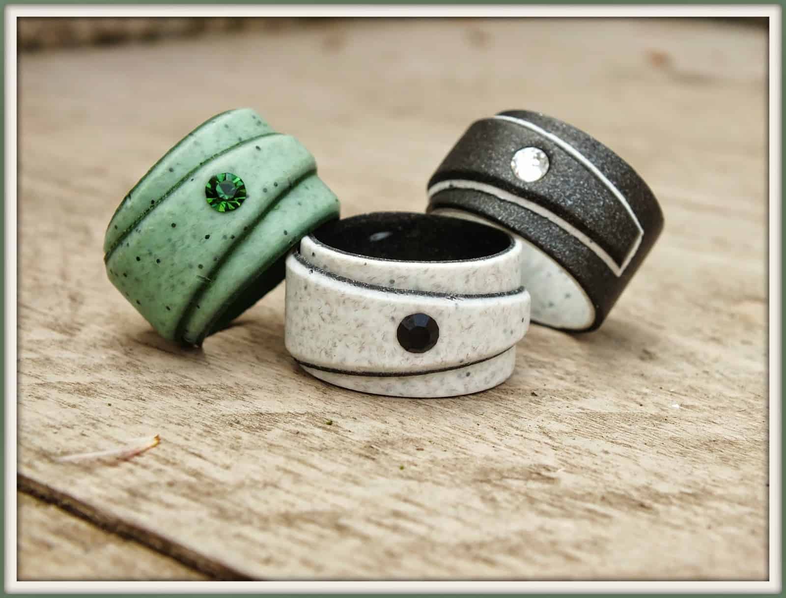 Polymer clay ring