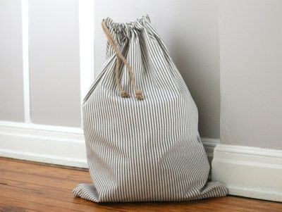 Drawstring laundry bag