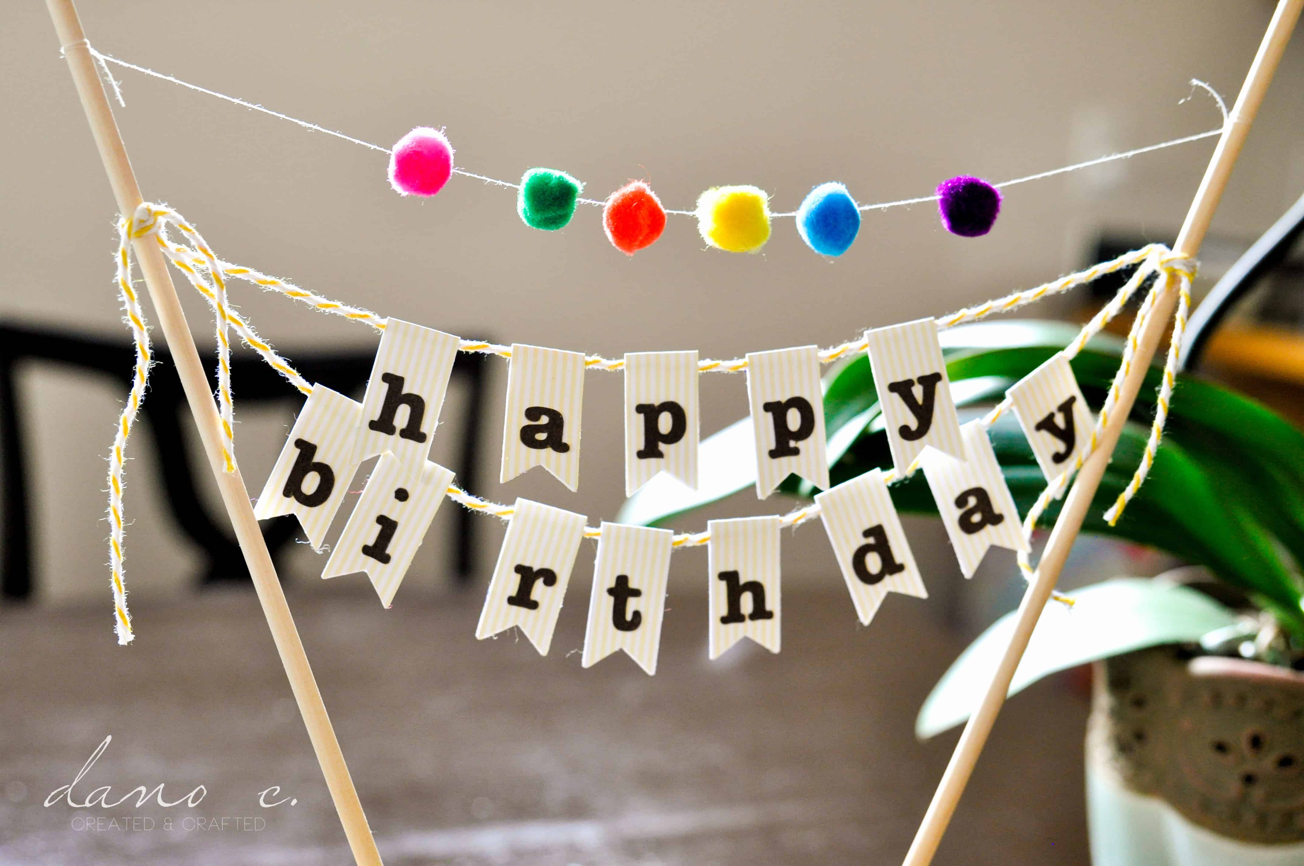 Say it Out Loud: Adorable Homemade Birthday Banners