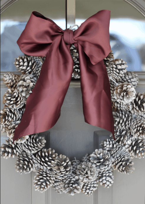 Pinecone wreath