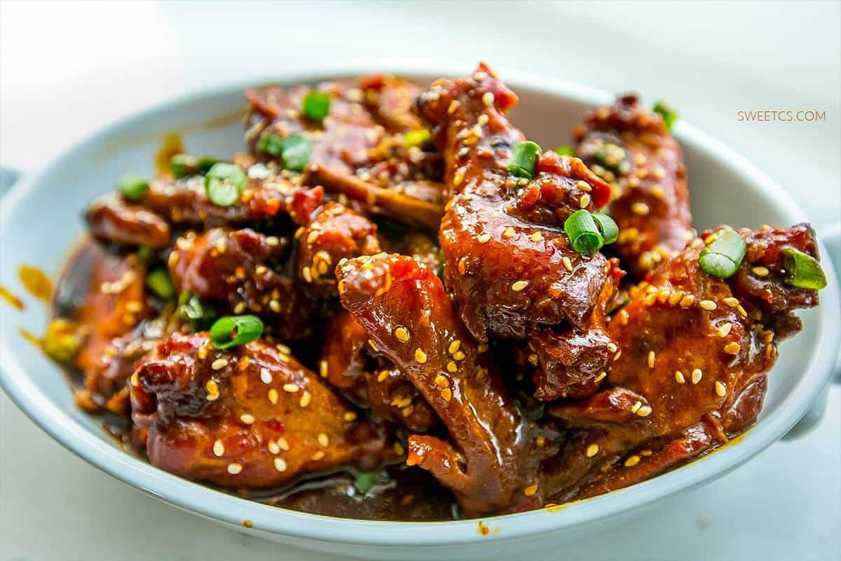 Slow cooker honey soy chicken wings