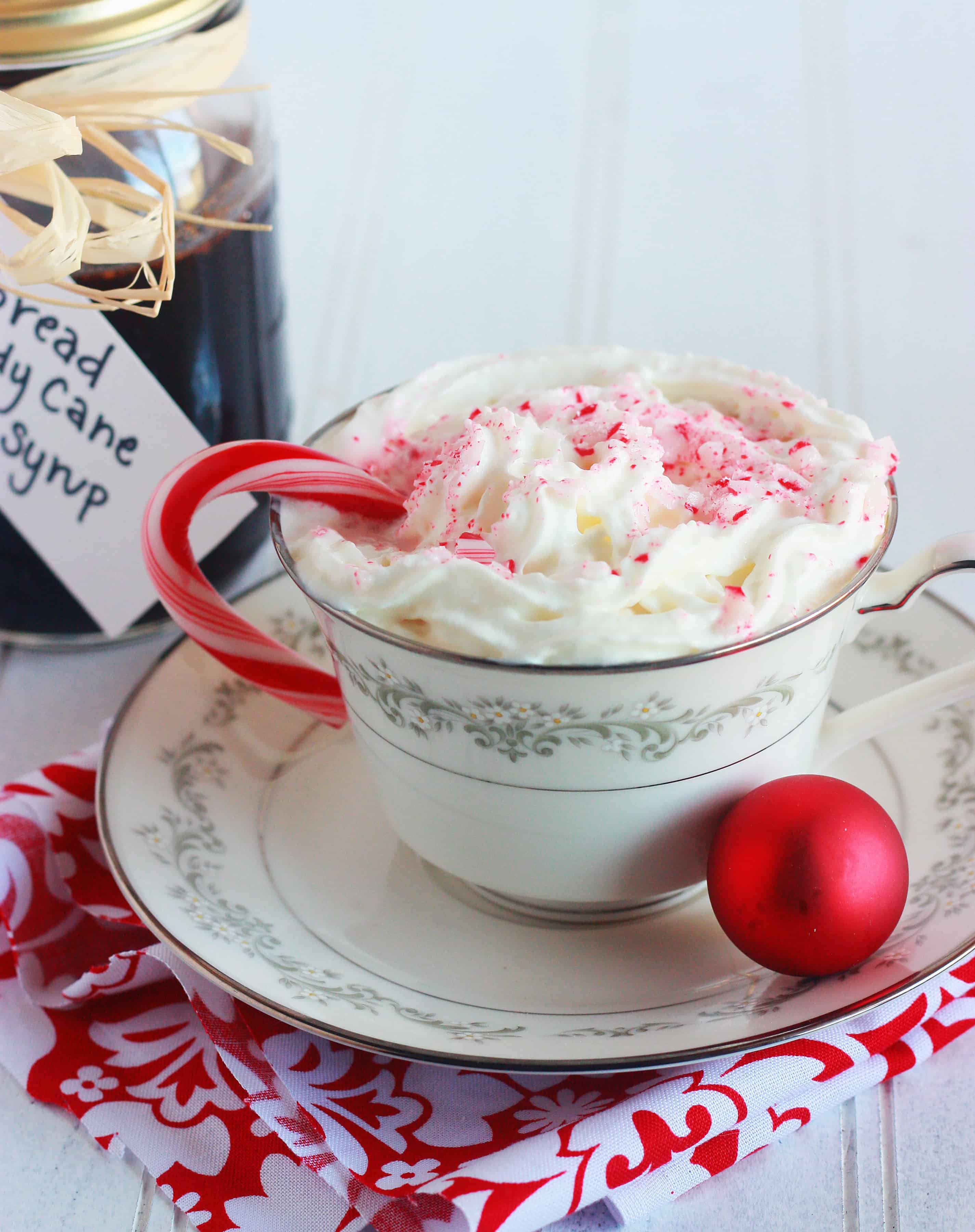 Candy cane latte