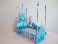 DIY ice princess bed for Elsa dolls 200x150 A Disney Delight: 13 Fun Kids’ Crafts Inspired by Frozen