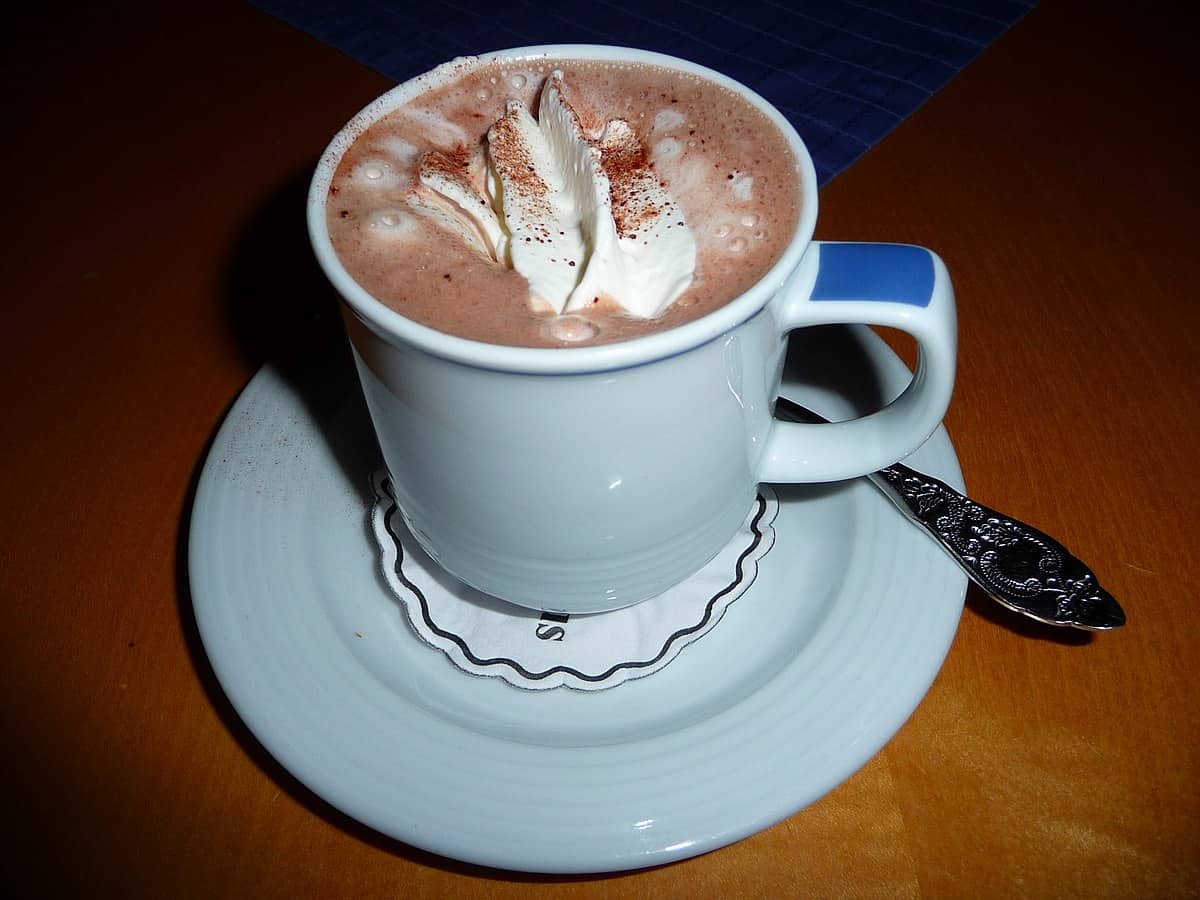 Hershey Kisses hot chocolate