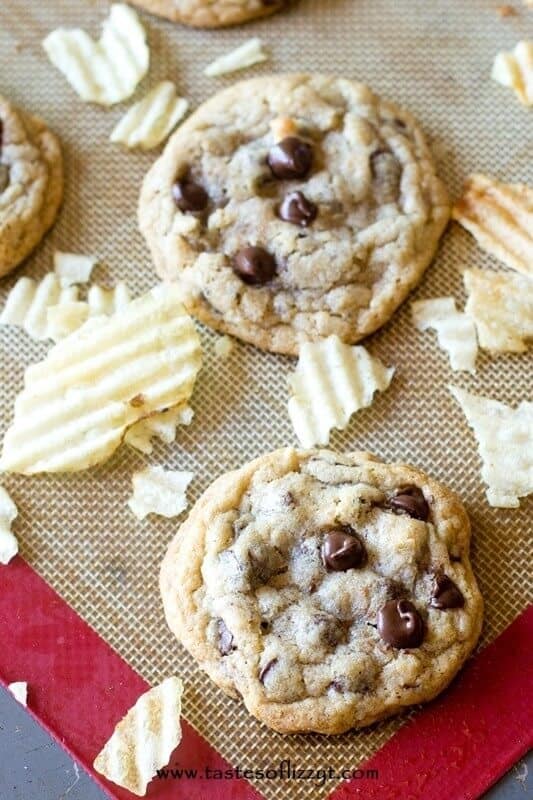 Potato chip chocolate chip cookies