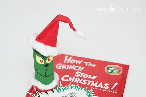 Toilet paper roll Grinch