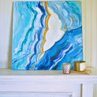 Channeling Inner Picasso: DIY Painted Wall Art 