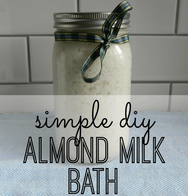 Almond milk bath