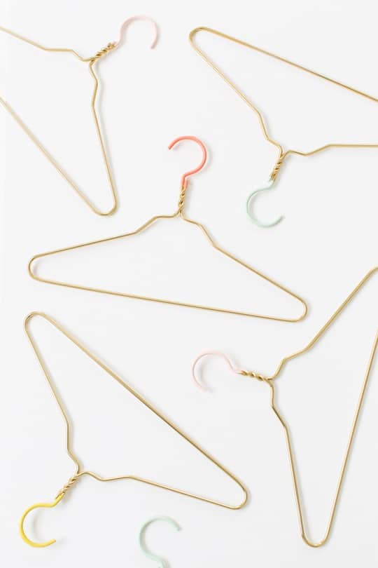 Color dipped hangers