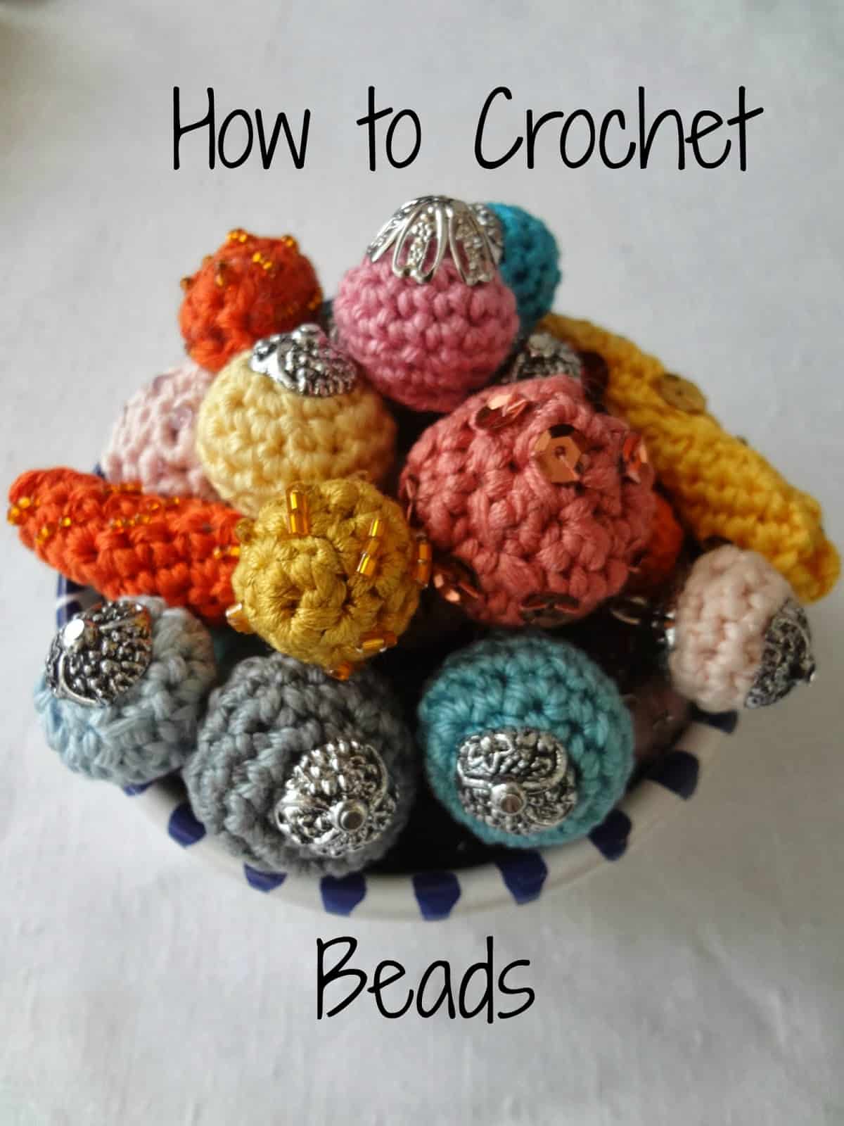 Crocheted beads