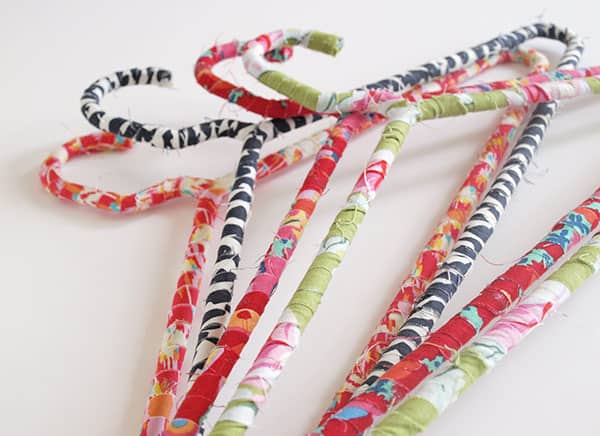 Fabric wrapped hangers