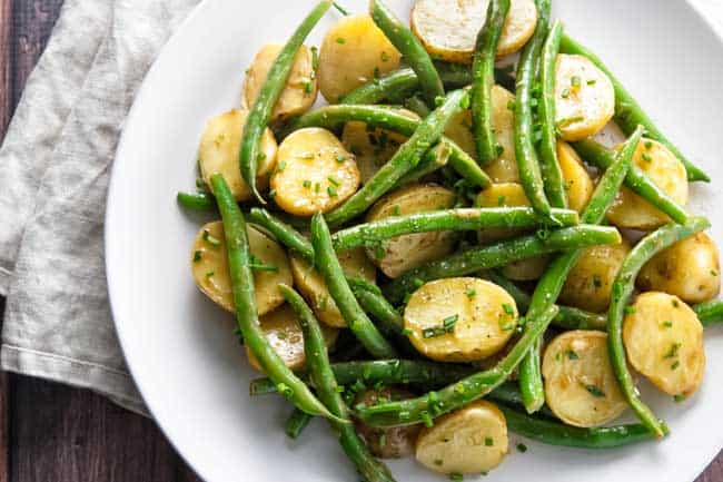 Green beans and potatoes