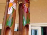 Hand painted bamboo wind chimes 200x150 Sound of Serenity: Beautiful DIY Wind Chimes