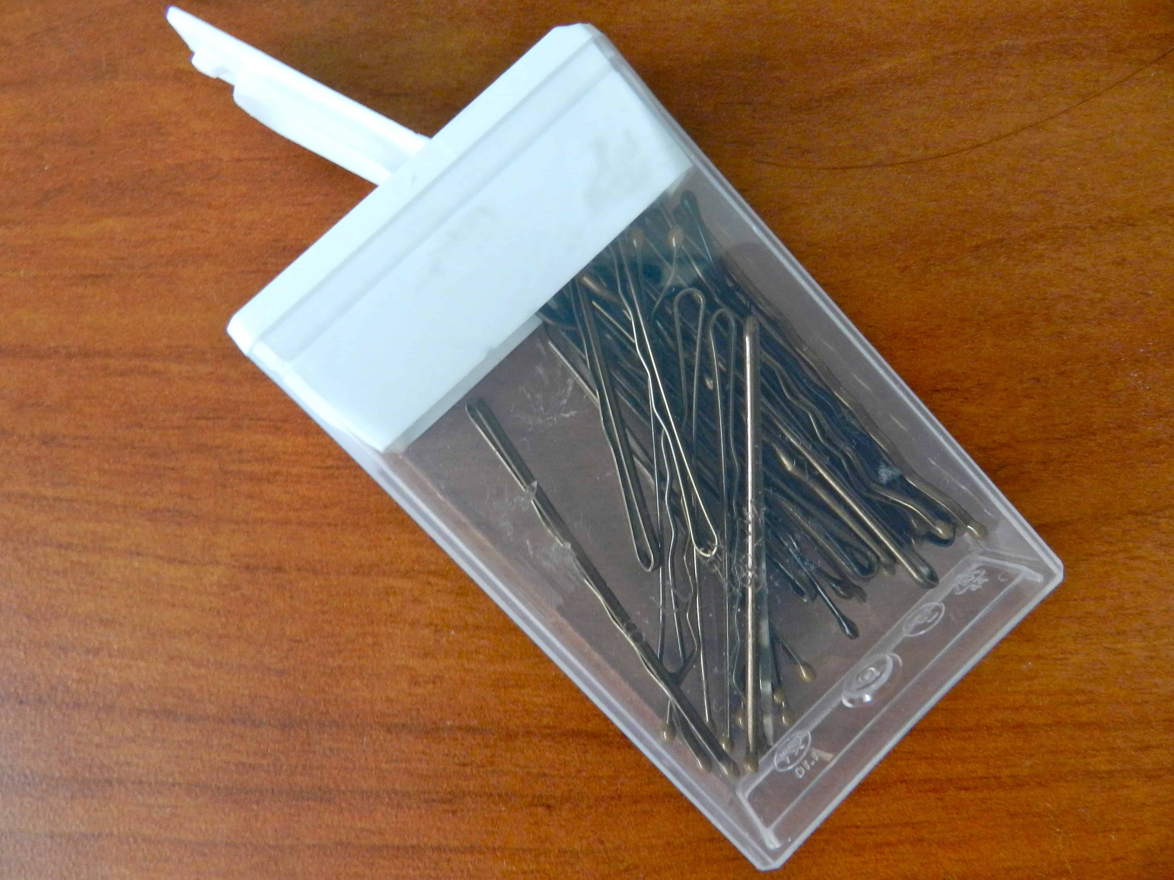 Tic Tac case bobby pins holder