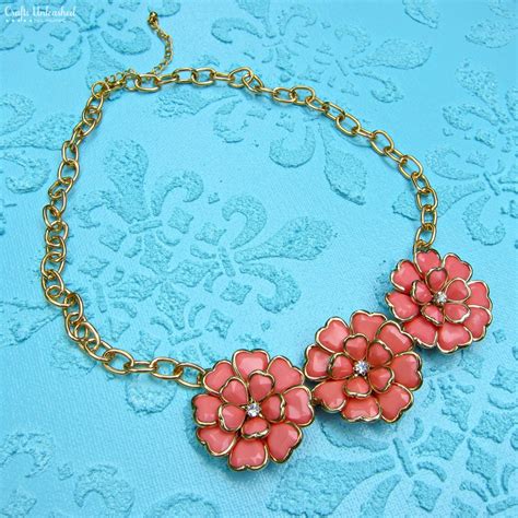 Anthropologie inspired floral chain