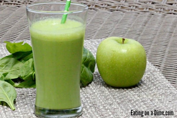 Apple green smoothie
