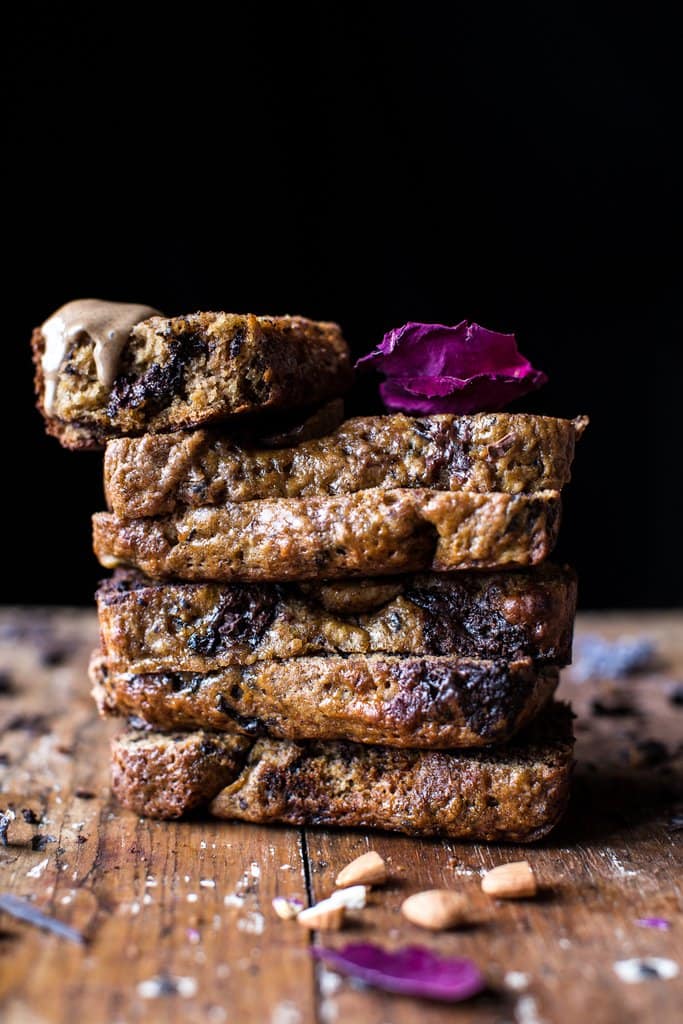 Chocolate chip almond butter banana bread