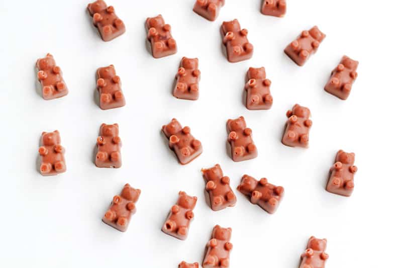 Chocolate gummy bears