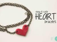 Cute DIY Heart Shaped Jewelry for Valentine’s Day
