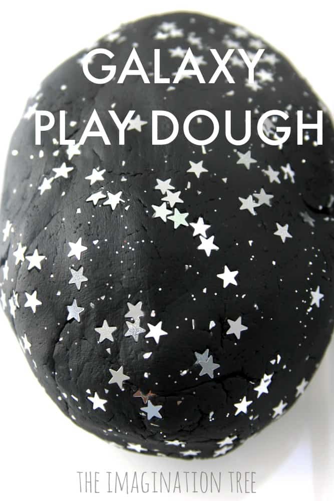 Galaxy play dough