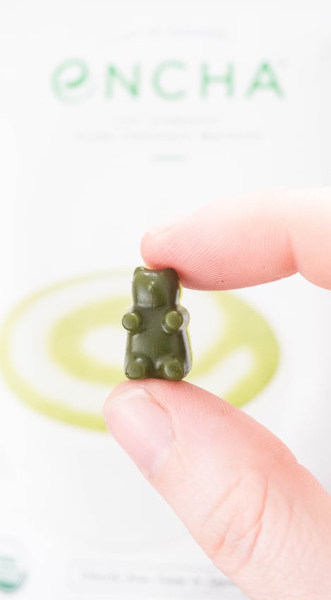 Matcha gummy bears