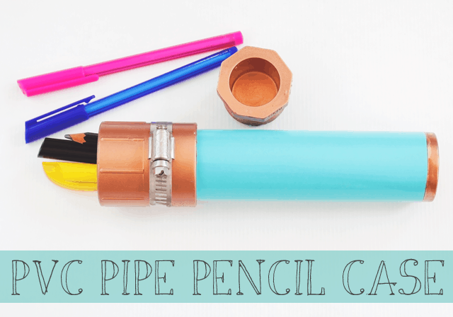 PVC pipe pencil case