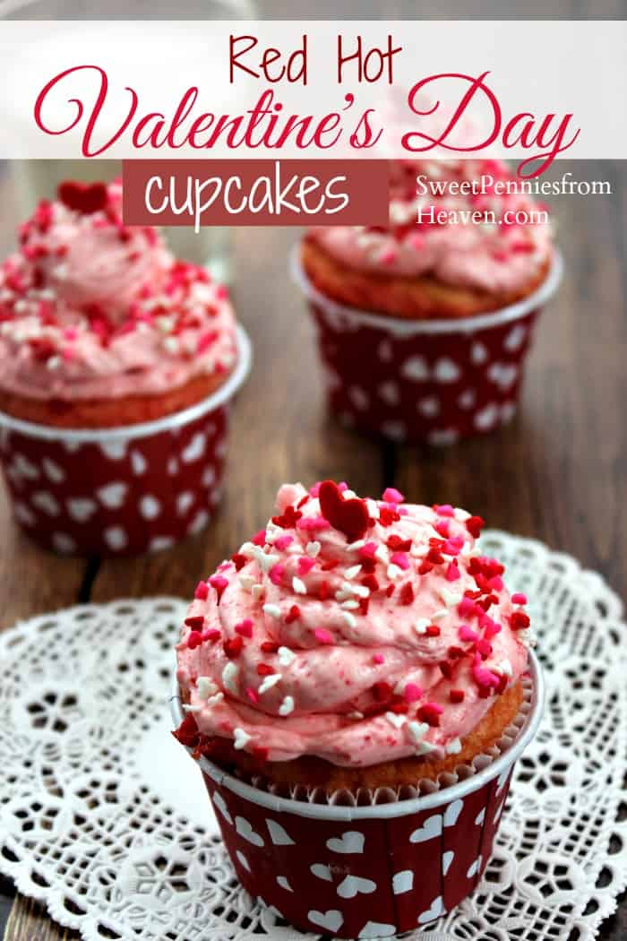 Red hot cupcakes