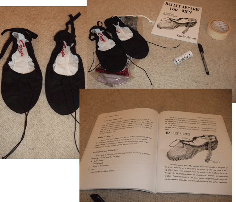 Sewing slipper elastics